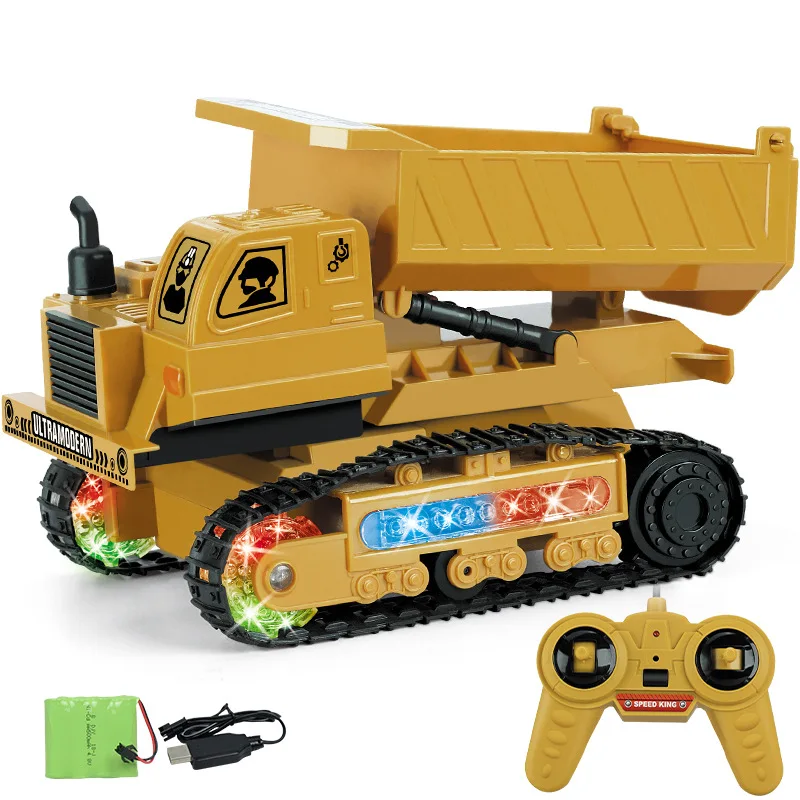 4CH Simulation RC Excavator Toys With Music And Light Children Boys RC Truck Toys Gifts RC Engineering Car Tractor kids baby Toy
4CH Simulation RC Excavator Toys With Music And Light Children Boys RC Truck Toys Gifts RC Engineering Car Tractor kids baby Toy