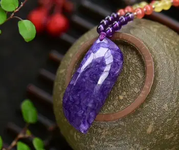 Genuine Natural Purple Charoite Necklace Pendant 40x16x17mm Water Drop Shape Gemstone For Woman Men Gift Crystal Healing AAAAA
Genuine Natural Purple Charoite Necklace Pendant 40x16x17mm Water Drop Shape Gemstone For Woman Men Gift Crystal Healing AAAAA