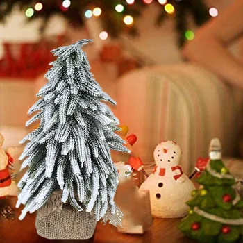 Mini Cedar Artificial Christmas Tree Frosted Pine with Wood Base DIY Home Table Top Decor Sisal Small Trees Party Decoration
Mini Cedar Artificial Christmas Tree Frosted Pine with Wood Base DIY Home Table Top Decor Sisal Small Trees Party Decoration