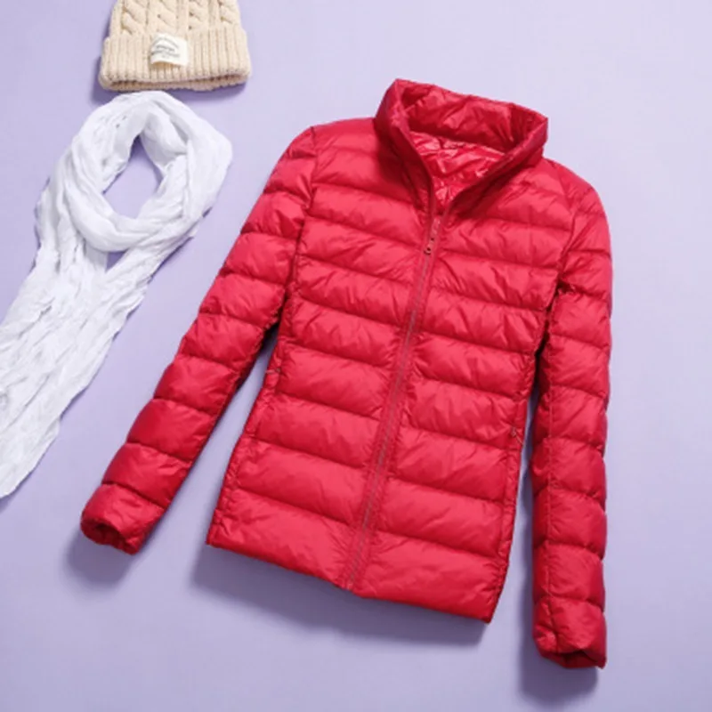 Women Bomber Jacket Light Ultra-thin Style Spring Autumn Female Slim Short Coat Warm Duck Down Plus Size 7XL Factory Outlet
Women Bomber Jacket Light Ultra-thin Style Spring Autumn Female Slim Short Coat Warm Duck Down Plus Size 7XL Factory Outlet