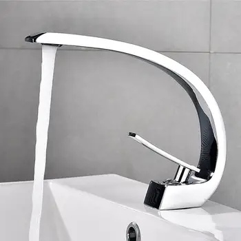 Single Handle Bathroom Basin Faucets Cold/Hot Mixer Basin Sink Tap Black Water Kitchen Basin Faucet Modern Bathroom Accessories
Single Handle Bathroom Basin Faucets Cold/Hot Mixer Basin Sink Tap Black Water Kitchen Basin Faucet Modern Bathroom Accessories