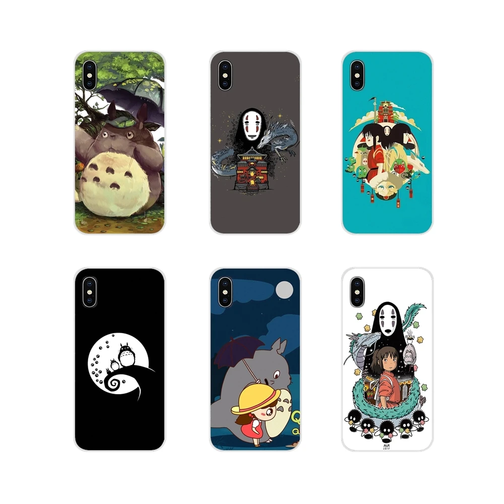 For Huawei Y5 Y6 Y7 Y9 Prime Pro GR3 GR5 2017 2018 2019 Y3II Y5II Y6II Cute Totoro Spirited Away Ghibli Miyazaki TPU Cases Cover | Мобильные