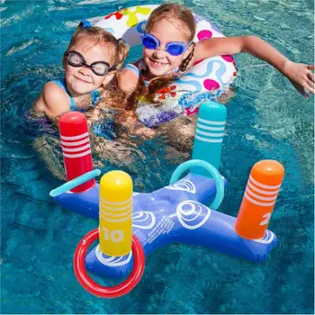 Children Adults Plastic Hoop Ring Toss Pool Beach Throwing Game Toys Set Gifts New Inflatable Circle Ferrule Stacked Layers Game
Children Adults Plastic Hoop Ring Toss Pool Beach Throwing Game Toys Set Gifts New Inflatable Circle Ferrule Stacked Layers Game