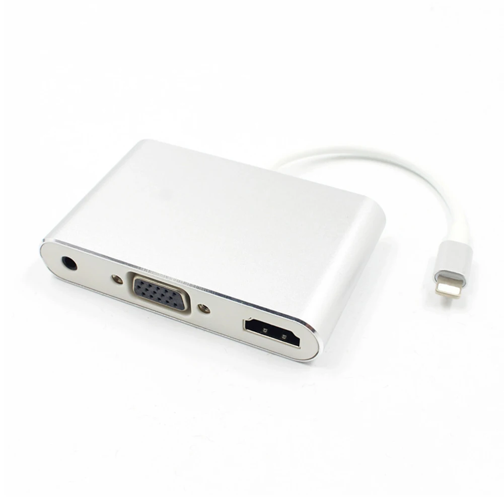 4 In 1 Digital Audio Video HDTV Converter For Lightning To VGA HDMI AV Adapter For IPhone Xs X 8 7 6plus For IPad Air/Mini/Pro
4 In 1 Digital Audio Video HDTV Converter For Lightning To VGA HDMI AV Adapter For IPhone Xs X 8 7 6plus For IPad Air/Mini/Pro