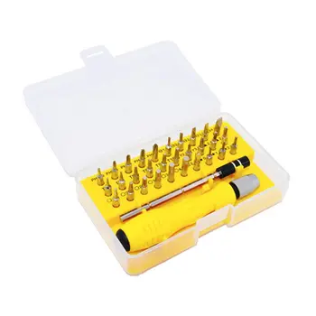 32Pcs Multi-purpose Screwdriver Bit Set for Mobile Phone Computer PC Repair Disassemble Part Replacement Tools Suit
32Pcs Multi-purpose Screwdriver Bit Set for Mobile Phone Computer PC Repair Disassemble Part Replacement Tools Suit