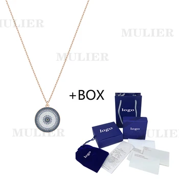 MULIER 2019 SWA New Luckily Pendant Multi Colored Roed Gold Original Fashion Jewelry Girlfriend Gift Anniversary Wedding 5429126 
MULIER 2019 SWA New Luckily Pendant Multi Colored Roed Gold Original Fashion Jewelry Girlfriend Gift Anniversary Wedding 5429126