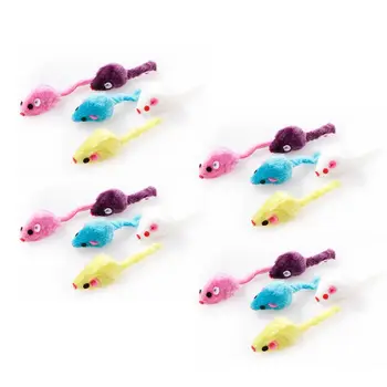 20 Plush Mice with Catnip and Rattle Sound Made of Real Rabbit Cat Toy Mouse
20 Plush Mice with Catnip and Rattle Sound Made of Real Rabbit Cat Toy Mouse