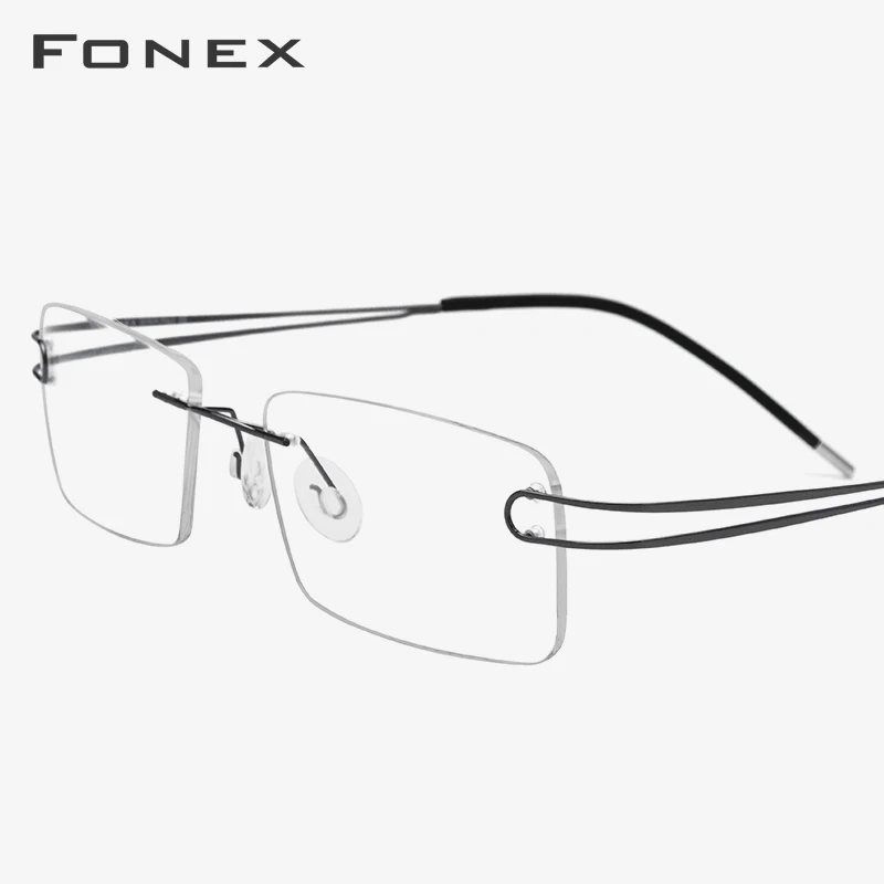 Titanium Alloy Eyeglasses Frame Men Prescription Frameless Male Myopia Rimless Optical Glasses Frame Man Screwless Eyewear 50003
Titanium Alloy Eyeglasses Frame Men Prescription Frameless Male Myopia Rimless Optical Glasses Frame Man Screwless Eyewear 50003