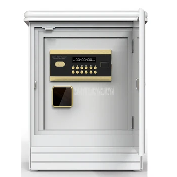 

55cm Height Bedside Safe Cabinet With Alarm System Electronic Lock Password Key Safe Box Household Anti-theft Safe Deposit Box