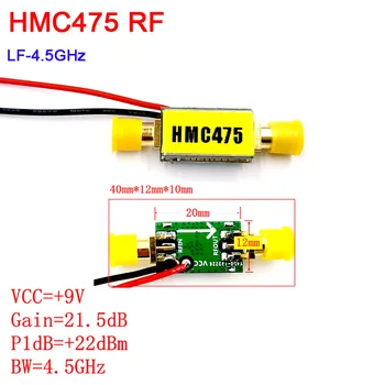 DYKB HMC475 RF Medium power 20DB linear Amplifier Module LF to 4.5GHz Broadband Signal Amplifier Ham Radio
DYKB HMC475 RF Medium power 20DB linear Amplifier Module LF to 4.5GHz Broadband Signal Amplifier Ham Radio