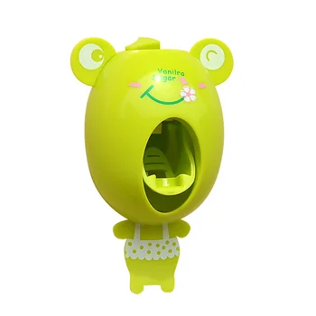 Cartoon Toothbrush Dispensers Children Hands Free Automatic Cute Animal Toothpaste Squeezer Good Gift for Kids (Frog)
Cartoon Toothbrush Dispensers Children Hands Free Automatic Cute Animal Toothpaste Squeezer Good Gift for Kids (Frog)