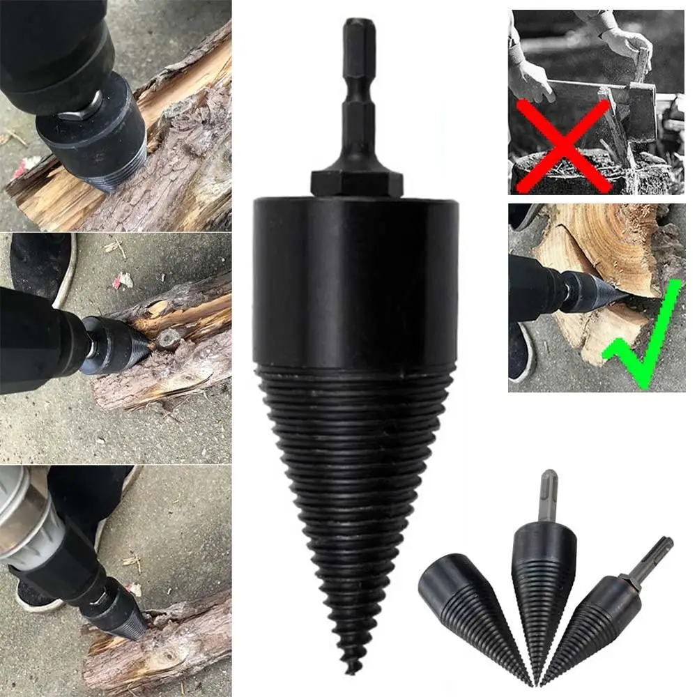High Speed Twist Drill Bit Wood Splitter Screw Cones Splitting Bit Wood Drill can Dropship
High Speed Twist Drill Bit Wood Splitter Screw Cones Splitting Bit Wood Drill can Dropship