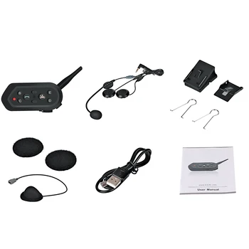 E6 Bluetooth Motorcycle Helmet Intercom VOX BT Headset Helmet Interphone for 6 Riders 600M Communication
E6 Bluetooth Motorcycle Helmet Intercom VOX BT Headset Helmet Interphone for 6 Riders 600M Communication