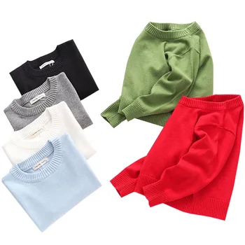 Girls Sweater Solid Kids Pullover Boys Clothing New 2019 Baby Boys Girls Clothes Boys Base Sweater Casual Children Knit Wear
Girls Sweater Solid Kids Pullover Boys Clothing New 2019 Baby Boys Girls Clothes Boys Base Sweater Casual Children Knit Wear