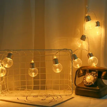 Creative Light Bulb String Lights 10 LED String Lights Home Decor Low temperature Bright Restaurant ambiance Warm LED Lights
Creative Light Bulb String Lights 10 LED String Lights Home Decor Low temperature Bright Restaurant ambiance Warm LED Lights