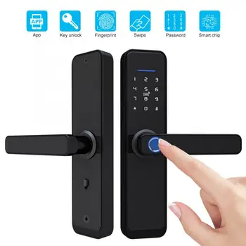 Electronic Smart Door Lock Touch Keypad Password IC Card Fingerprint Home Security Access Support for TT Lock APP
Electronic Smart Door Lock Touch Keypad Password IC Card Fingerprint Home Security Access Support for TT Lock APP