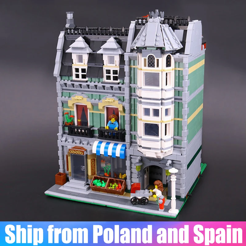 City Streetview Series 15008 The Green Grocer Model Compatible with Legoingly 10185 Building Kits Blocks Bricks Kids Toy Gift
City Streetview Series 15008 The Green Grocer Model Compatible with Legoingly 10185 Building Kits Blocks Bricks Kids Toy Gift