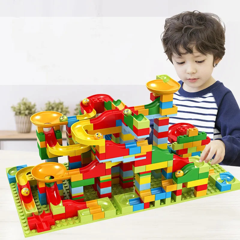 Small Size block Marble Race Run Block Variety slide track Building Blocks Funnel Slide DIY sets Bricks kids Toys Children gift
Small Size block Marble Race Run Block Variety slide track Building Blocks Funnel Slide DIY sets Bricks kids Toys Children gift