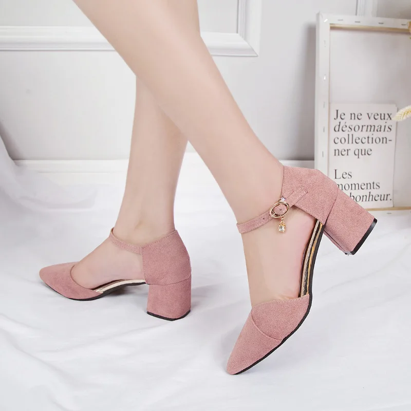 2019 Spring Pointed-Toe Faux Pu Korean-style WOMEN'S Sandals Buckle Extra High Semi-high Heeled WOMEN'S Shoes
2019 Spring Pointed-Toe Faux Pu Korean-style WOMEN'S Sandals Buckle Extra High Semi-high Heeled WOMEN'S Shoes