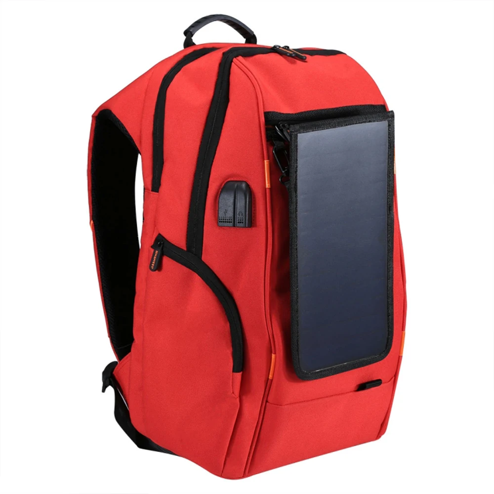 

Outdoor Camera Backpack with Solar Panel USB Port Waterproof Breathable Travel Camera Bag Backpack Wear-resisting Anti-theft