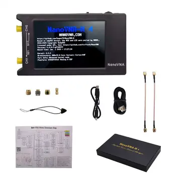 4 Inch LCD 50KHz-1.5GHz Large Screen Vector Analyzer Web NanoVNA-H4 Antenna Analyzer Shortwave USB 5V 200mA 
4 Inch LCD 50KHz-1.5GHz Large Screen Vector Analyzer Web NanoVNA-H4 Antenna Analyzer Shortwave USB 5V 200mA