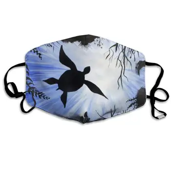 Polyester Anti-dust Mouth Mask - Turtle Under Lake Seamless Art Washed Reusable Mouth-Muffle - Fashion Printed Face Masks for 
Polyester Anti-dust Mouth Mask - Turtle Under Lake Seamless Art Washed Reusable Mouth-Muffle - Fashion Printed Face Masks for