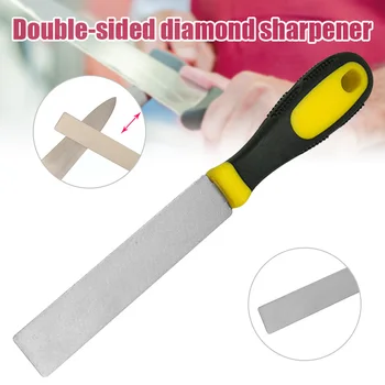Double Sided Diamond Whetstone Sharpener Household Cutter Grindstone Handheld Sharpening Rod Tools CLH@8
Double Sided Diamond Whetstone Sharpener Household Cutter Grindstone Handheld Sharpening Rod Tools CLH@8