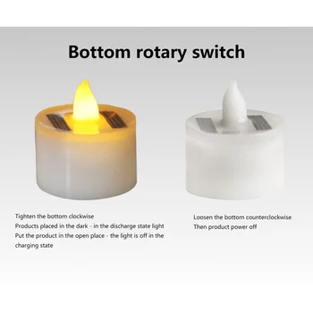12Pcs Solar Candle Light Smokeless Simulation Electronic Candle Light Outdoor Solar Wax Light For Christmas Halloween Wedding
12Pcs Solar Candle Light Smokeless Simulation Electronic Candle Light Outdoor Solar Wax Light For Christmas Halloween Wedding