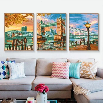 HUACAN Picture By Numbers City Landscape Acrylic Drawing Canvas Wall Art DIY Oil Painting Home Decor Gift 
HUACAN Picture By Numbers City Landscape Acrylic Drawing Canvas Wall Art DIY Oil Painting Home Decor Gift