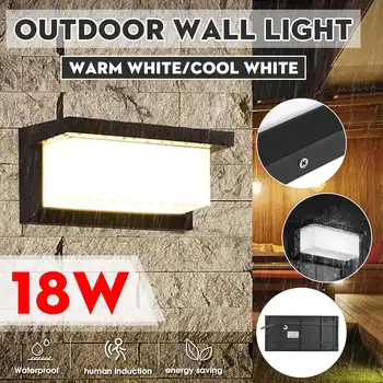 Smuxi 18W LED Wall Light Human Body Induction Waterproof IP54 Wall Lamp Courtyard Outdoor Porch Lights Energy Saving Safety
Smuxi 18W LED Wall Light Human Body Induction Waterproof IP54 Wall Lamp Courtyard Outdoor Porch Lights Energy Saving Safety