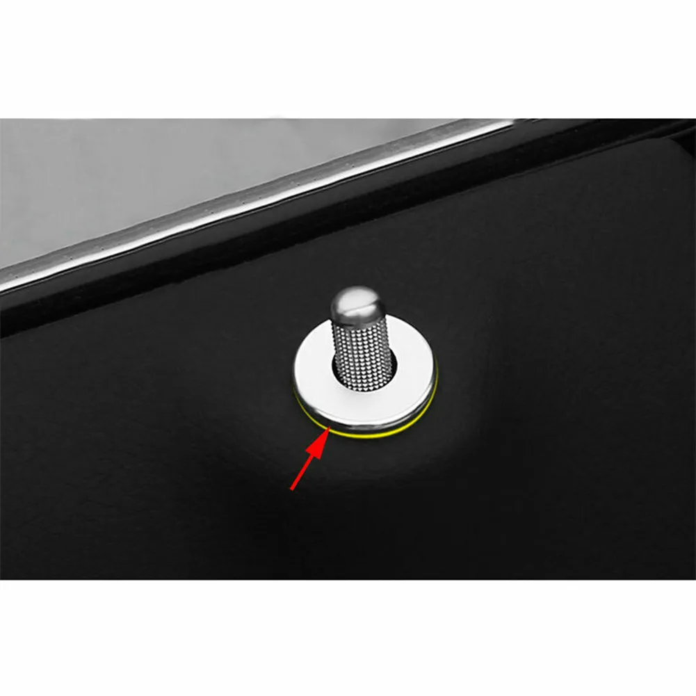4pcs Aluminum Door Lock Pins Pin Cover Trim For Mercedes-Benz C E GLC Class W205 Car Door Lock Rings
4pcs Aluminum Door Lock Pins Pin Cover Trim For Mercedes-Benz C E GLC Class W205 Car Door Lock Rings