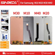 Ensemble écran tactile LCD, pour SAMSUNG GALAXY M10 M20 M30 M40 M105 M2015 M305 M405, qualité originale=