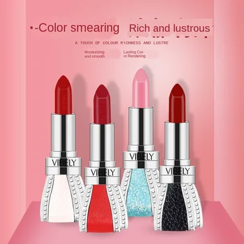 VIBELY Lipstick Stone Bow Soft Matte Velvet Matte Crystal Diamond Lipstick Makeup
VIBELY Lipstick Stone Bow Soft Matte Velvet Matte Crystal Diamond Lipstick Makeup