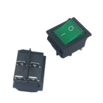 4Pins 16A 250V KCD light rocker switch 25*32mm Copper Pin welding button Switch Green Red 50pcs
4Pins 16A 250V KCD light rocker switch 25*32mm Copper Pin welding button Switch Green Red 50pcs