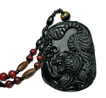 LETSFUN Fine Jewelry Clin-kk Natural Obsidian Frosted Pendant Necklace Dragon Evil Money Wealth Tiger Free Shipping
LETSFUN Fine Jewelry Clin-kk Natural Obsidian Frosted Pendant Necklace Dragon Evil Money Wealth Tiger Free Shipping