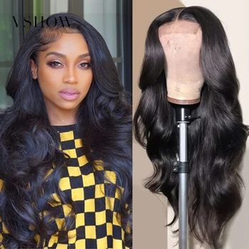 VSHOW 13x4 Lace Front Human Hair Wigs 150 Density Brazilian Remy Body Wave Lace Front Wig Pre Plucked With Baby Hair 
VSHOW 13x4 Lace Front Human Hair Wigs 150 Density Brazilian Remy Body Wave Lace Front Wig Pre Plucked With Baby Hair