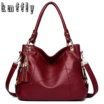 2019 Fashion Luxury Women PU Leather Handbags Vintage Tassel Messenger Bag for Female Ladies Shoulder Bag Big Black Bags Sac
2019 Fashion Luxury Women PU Leather Handbags Vintage Tassel Messenger Bag for Female Ladies Shoulder Bag Big Black Bags Sac