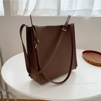 Simple Casual Women's Shoulder Bags 2020 New Fashion All-Match Shoulder Bag Large Capacity Portable Tote Bag
Simple Casual Women's Shoulder Bags 2020 New Fashion All-Match Shoulder Bag Large Capacity Portable Tote Bag