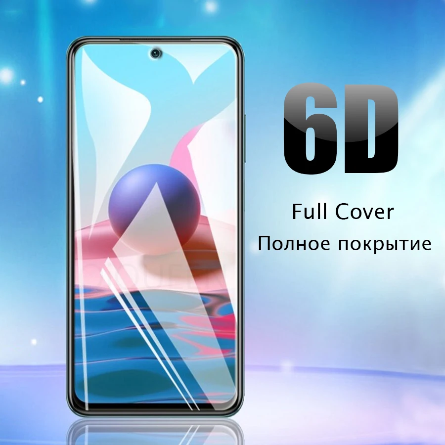 6D закаленное стекло для Xiaomi Mi 11 Lite 11T 10T 9T Pro Poco F3 X3 NFC F2 M3 M4 F1 Redmi Note 10 9 8 7 10S 9S |
