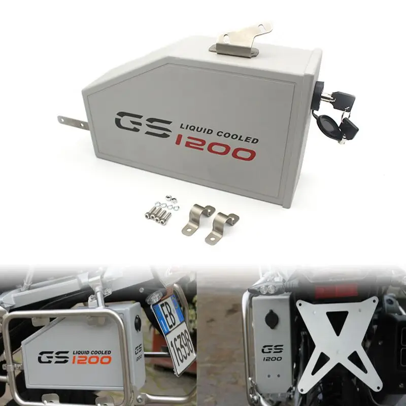 For BMW R1200GS LC Adventure R 1200 GS Tool Box 2014-2018 Decorative Aluminum Box Toolbox 5 Liters for Left Side Bracket 2013-18
For BMW R1200GS LC Adventure R 1200 GS Tool Box 2014-2018 Decorative Aluminum Box Toolbox 5 Liters for Left Side Bracket 2013-18