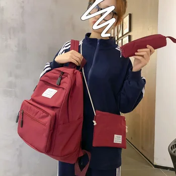 3 set School Bags for Teenage Girls Kids Children Student Backpack Travel Teen Shoulder Bag Child Schoolbag New Women backpack 
3 set School Bags for Teenage Girls Kids Children Student Backpack Travel Teen Shoulder Bag Child Schoolbag New Women backpack