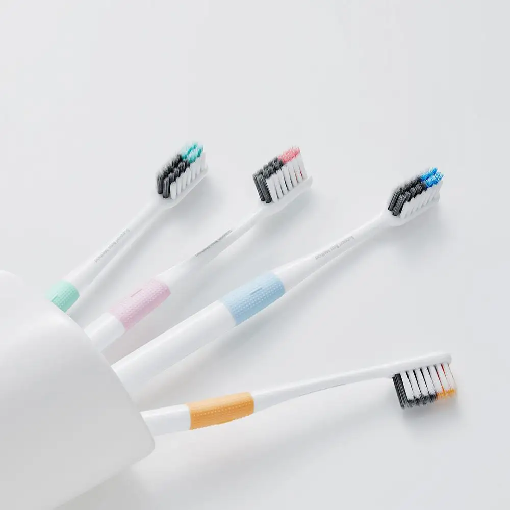 

Original Xiaomi Mijia Doctor B Bass Method Tooth brush 4 Colors/set Include Travel Box DR.BEI Deep Cleaning Toothbrush Adult