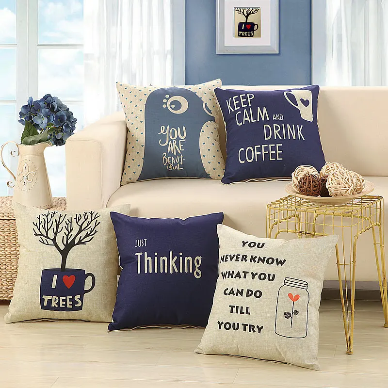 Retro Nordic Style Letter Cushion Cover Cotton Linen Pillow Case Home Decorative Pillows Cover For Sofa Car
Retro Nordic Style Letter Cushion Cover Cotton Linen Pillow Case Home Decorative Pillows Cover For Sofa Car