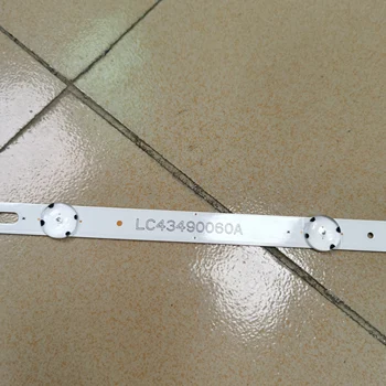 New 3set=9 PCS 7LEDs 830mm LED backlight strip for LG TV 43UJ634V 43LJ61_FHD_L LC43490059A LC43490058A Innotek 17Y 43inch_A-Type
New 3set=9 PCS 7LEDs 830mm LED backlight strip for LG TV 43UJ634V 43LJ61_FHD_L LC43490059A LC43490058A Innotek 17Y 43inch_A-Type