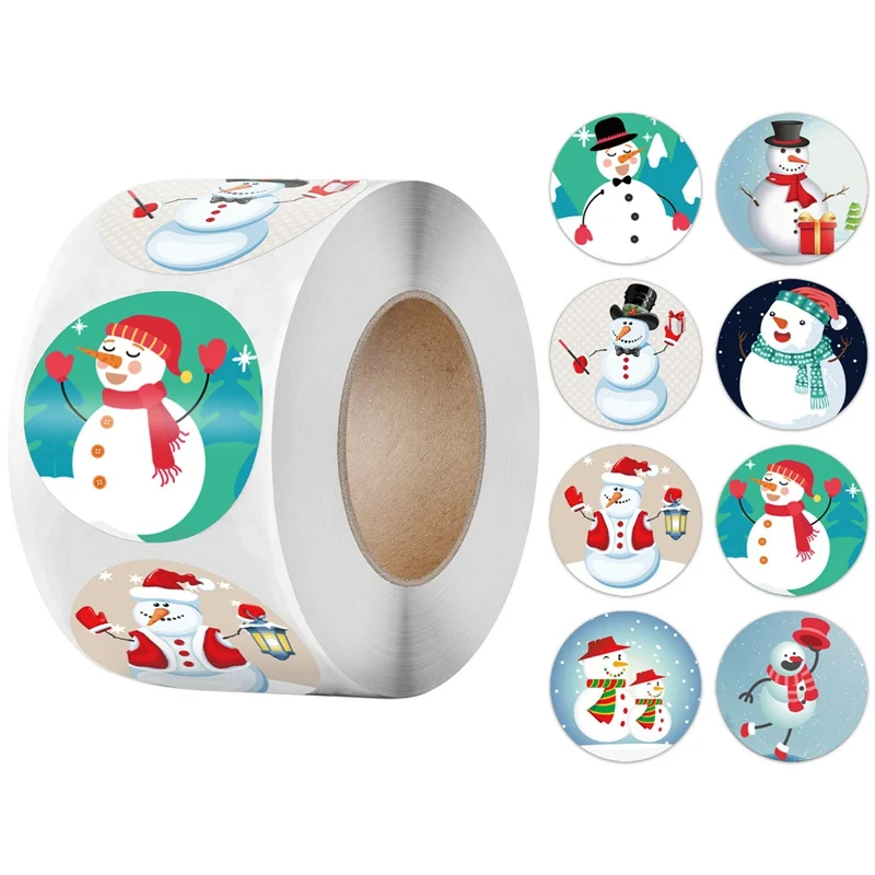 500Pcs/Roll Christmas Feastival Decor Stickers Snowman Printing Pattern Adhesive Label Seal Sticker Suitable For Envelop Gift
500Pcs/Roll Christmas Feastival Decor Stickers Snowman Printing Pattern Adhesive Label Seal Sticker Suitable For Envelop Gift