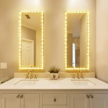 1-5m 12V PIR Motion Sensor Vanity Lamp Body Move Makeup Mirror Light Waterproof 2835 LED Tape Dressing Table Mirror Lamp Decor
1-5m 12V PIR Motion Sensor Vanity Lamp Body Move Makeup Mirror Light Waterproof 2835 LED Tape Dressing Table Mirror Lamp Decor