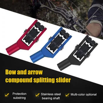Compound Bow Cable Slide Slider String Roller Glide Separator for 3/8 inch Cable Bar ENA88
Compound Bow Cable Slide Slider String Roller Glide Separator for 3/8 inch Cable Bar ENA88