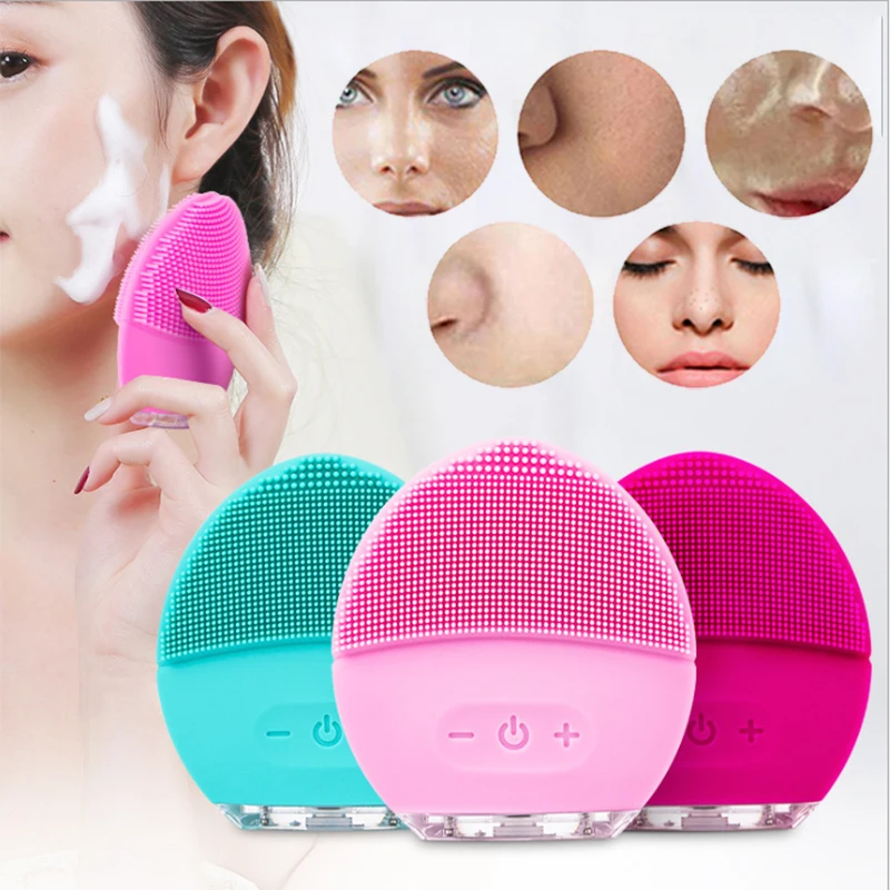Electric Facial Cleansing Brush Silicone Ultrasonic Face Massage Vibration Waterproof Machine Pore Cleaner Skin Care Tools
Electric Facial Cleansing Brush Silicone Ultrasonic Face Massage Vibration Waterproof Machine Pore Cleaner Skin Care Tools