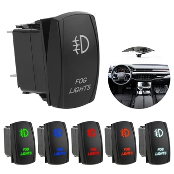 LEEPEE LED Rocker Switch Automobile Modification Fog Light Switch 5 Pin Illuminated ON-OFF Car Dashboard Button Connector
LEEPEE LED Rocker Switch Automobile Modification Fog Light Switch 5 Pin Illuminated ON-OFF Car Dashboard Button Connector