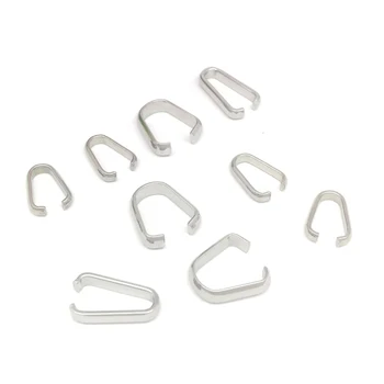 50PCS/lot Stainless Steel Buckle Simple Jewelry Parts DIY Accessories Findings U Cilps Connectors Clasps Melon Seed Buckles
50PCS/lot Stainless Steel Buckle Simple Jewelry Parts DIY Accessories Findings U Cilps Connectors Clasps Melon Seed Buckles